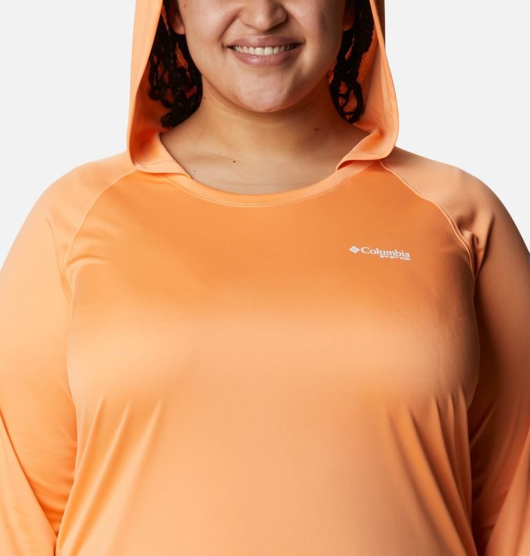 Columbia PFG Tidal Tee Hettegensere Dame Oransje | Plus Size 02536Z